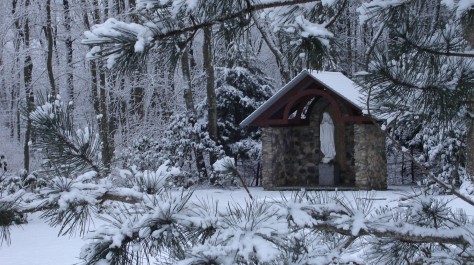 Shrine in Snow